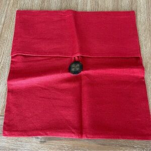 NWOT, Pottery Barn envelope pillow cover in Red, 18 x 18